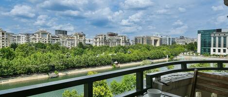 럭셔리 아파트, 침실 2개 | 테라스/파티오