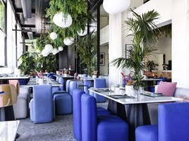 Breakfast, lunch and dinner served