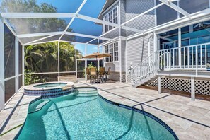 Outdoor pool, a heated pool - Super close to Vanderbilt beach (1/2 mile)!! Heated Pool/Spa 2650 sq ft (Naples)