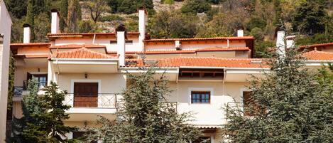 Voorkant van accommodatie