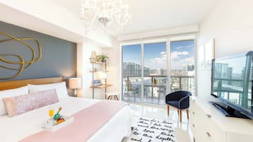 1 chambre, coffres-forts dans les chambres, bureau, rideaux occultants