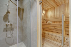 Sauna - Mésange Azurée - Brand new chalet 6 bedrooms 6 bathrooms for up to 16 people (MORZINE)