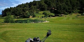 Vue sur le parcours de golf