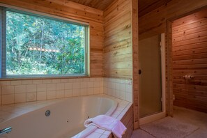 Shower, jetted bath, hair dryer, towels - Spring special 3rd night free! stay before 6/07/26 (Welches)