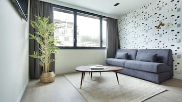 公寓, 1 間臥室 (with Sofa Bed) | 1 間臥室、高級寢具、客房內保險箱、筆電工作空間