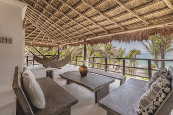 Villa | Terrace/patio at Nest Tulum