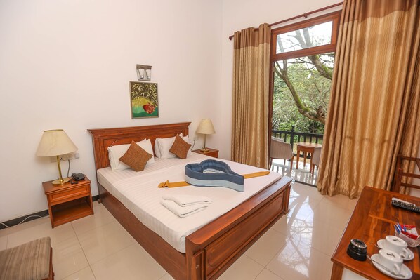 Ropa de cama de alta calidad y minibar 