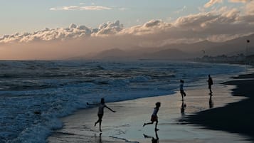 On the beach