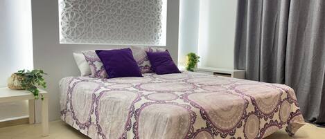 2 chambres, bureau, fer et planche Ă repasser, accĂšs au Wi-Fi (inclus)