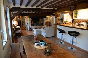 Interior - Pretty Norman house with heated and covered swimming pool 30 minutes from Deauville (Saint-Pierre-de-Cormeilles)