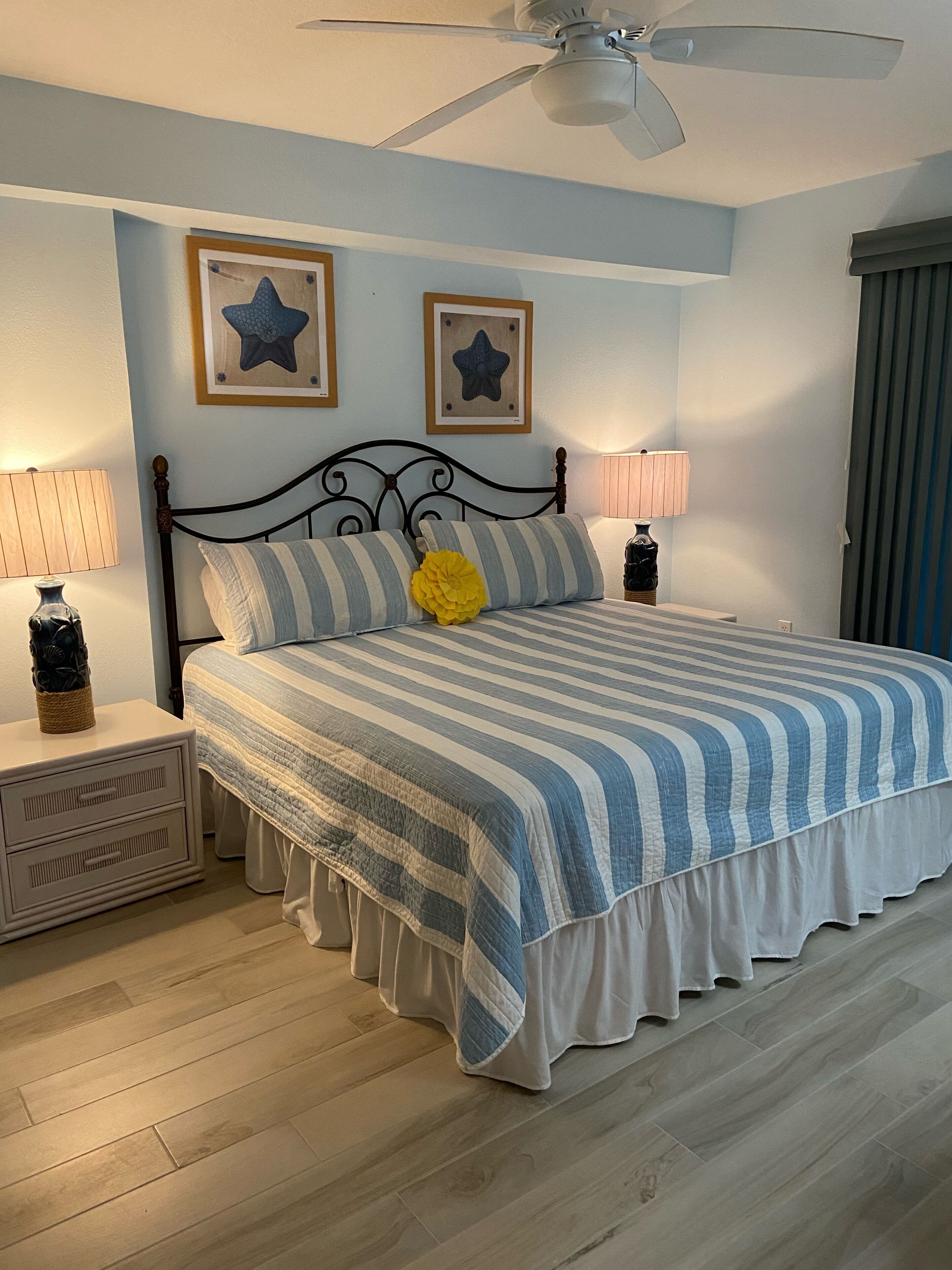 2 bedrooms, iron/ironing board, travel crib, WiFi