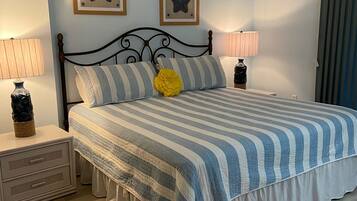 2 bedrooms, iron/ironing board, travel crib, WiFi