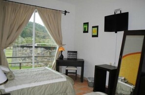Standard Room, 2 Double Beds | Desk, iron/ironing board, free WiFi, bed sheets - Finca San Fernando (Villa del Carbón)
