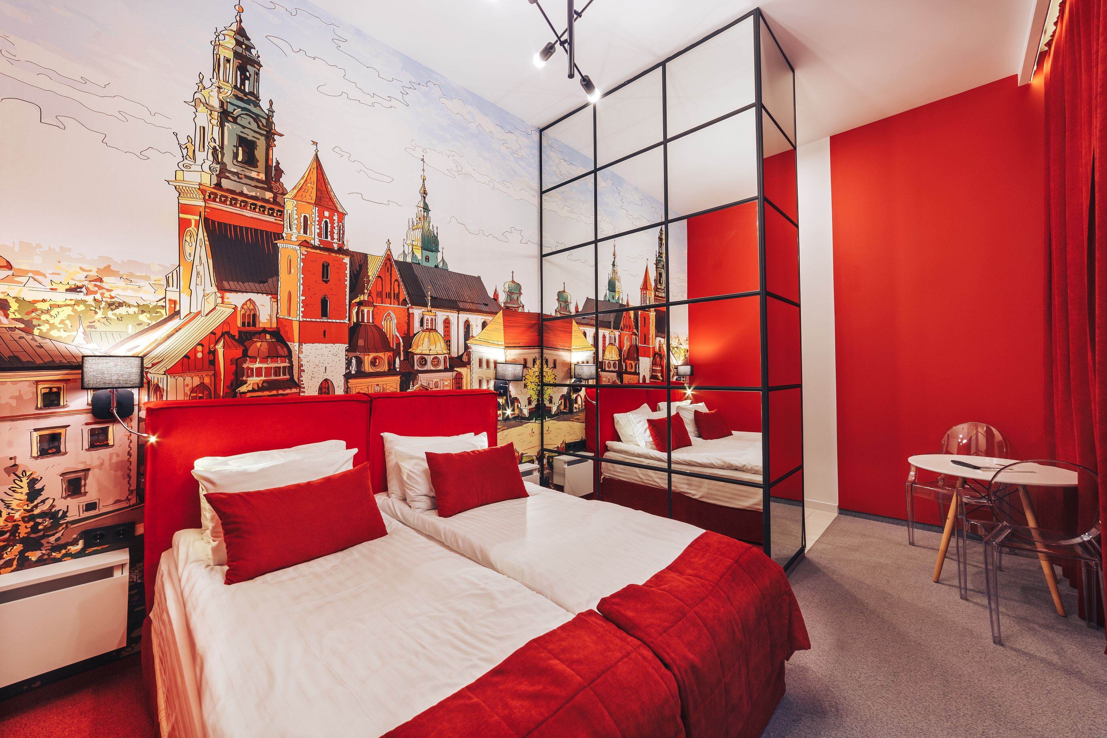 Phòng đôi hoặc 2 giường đơn cơ bản | Trang trí khác biệt, bàn ủi/dụng cụ ủi quần áo 