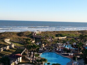 A heated pool - Chief's Penthouse & Patio @ The Mayan Princess (Port Aransas)