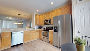 Apartment, Multiple Beds, Balcony | Private kitchen | Coffee/tea maker, fridge, microwave, stovetop - Vista Cay Resort - Tca831 (Orlando)