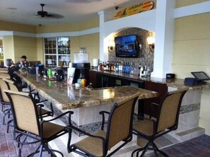 Poolside bar