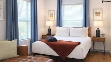 1 多间卧室、熨斗/熨衣板、WiFi、床单