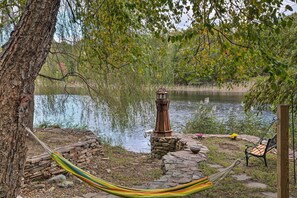 Property grounds - Remote Long Island Lakefront Cabin w/ Deck & Grill (Middle Island)