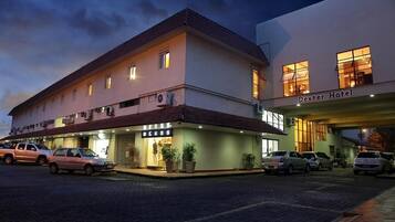 Front of property - evening/night
