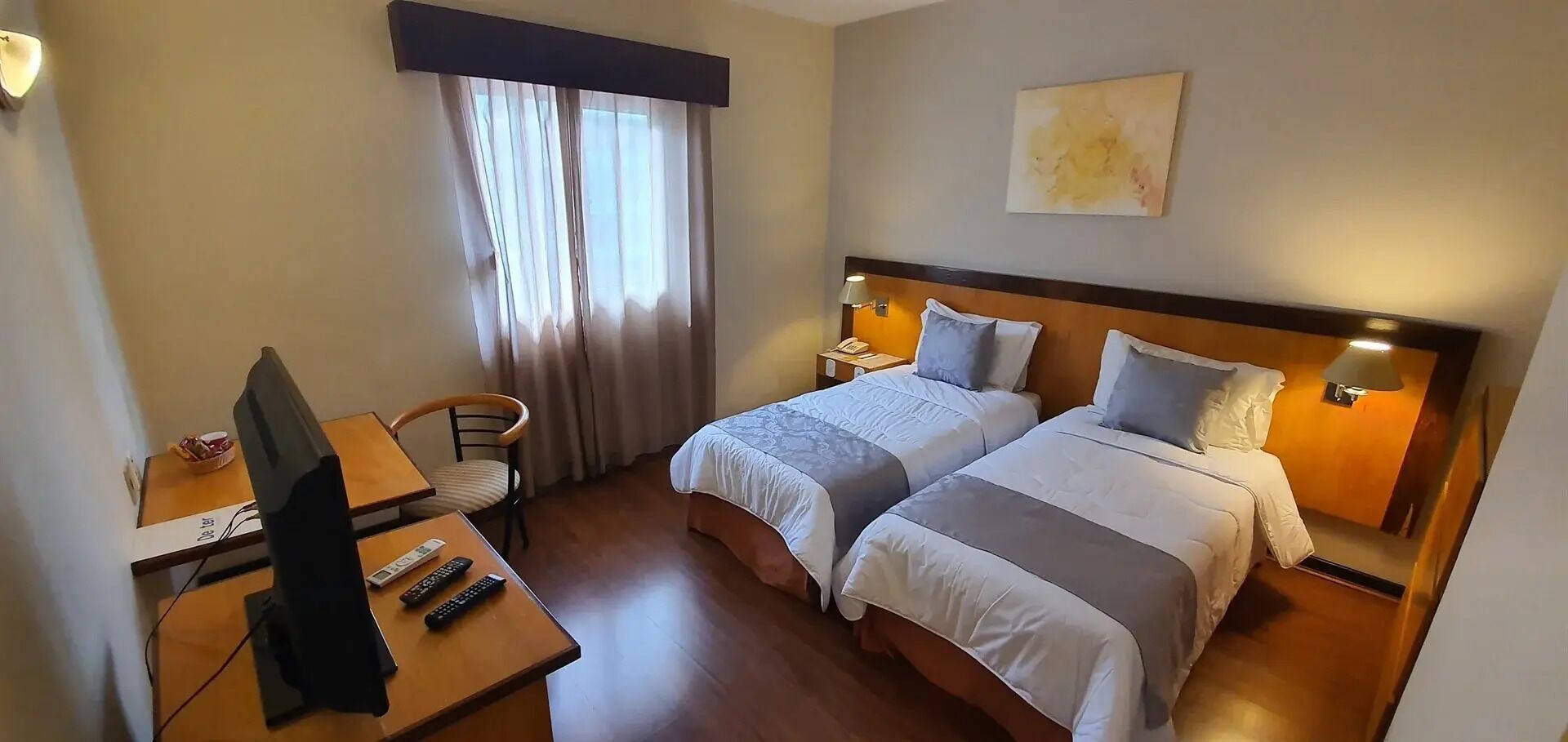 Basic Twin Room | Premium bedding, desk, laptop workspace, soundproofing