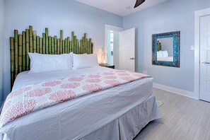 House, Multiple Beds (Pier DestinY 66 Pompano Street) | Iron/ironing board, bed sheets