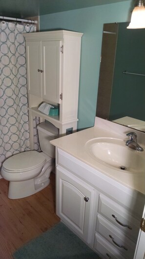 Haartrockner, Handtücher, Seife, Shampoo