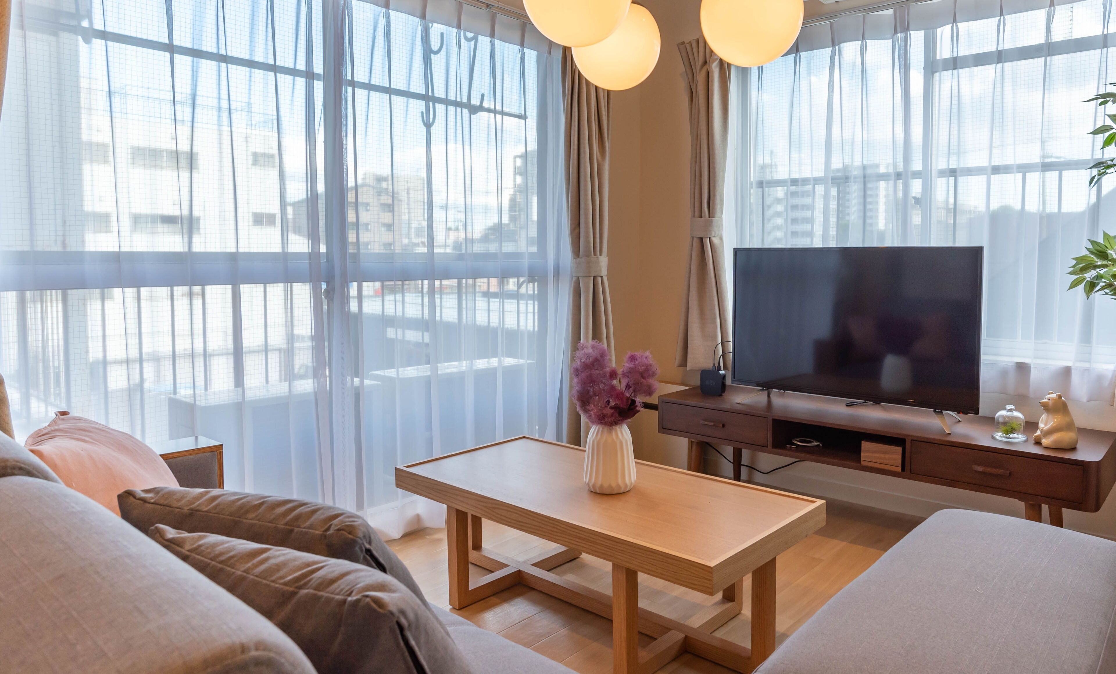 Apartment, 3 Bedrooms (05) | Living area | Flat-screen TV