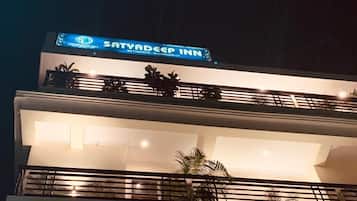 Front of property – evening/night