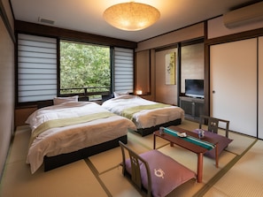 Habitación tradicional (Japanese Style, (Bed)) | Caja de seguridad en la habitación y wifi gratis
