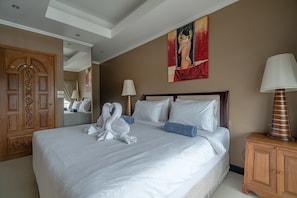 Family Apartment, 1 Bedroom, Mountain View | 1 bedroom, in-room safe, iron/ironing board, free WiFi - Patong Tower by Lofty (Patong)