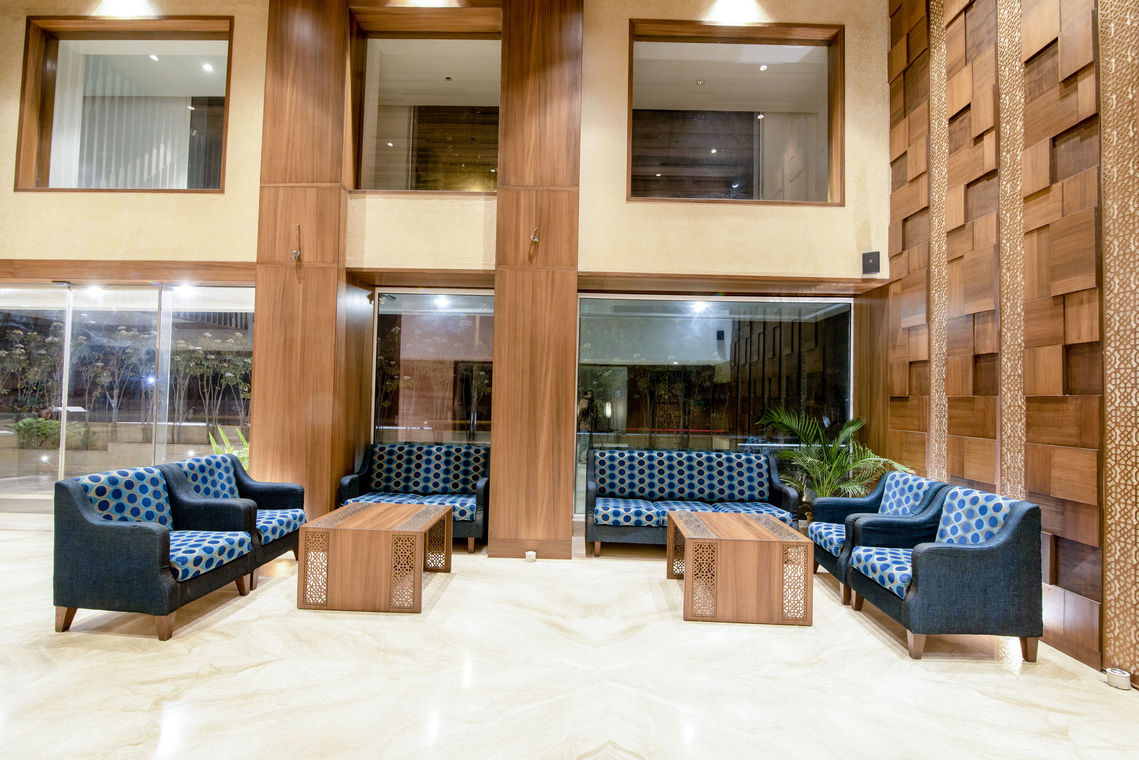 Sala de estar en el lobby