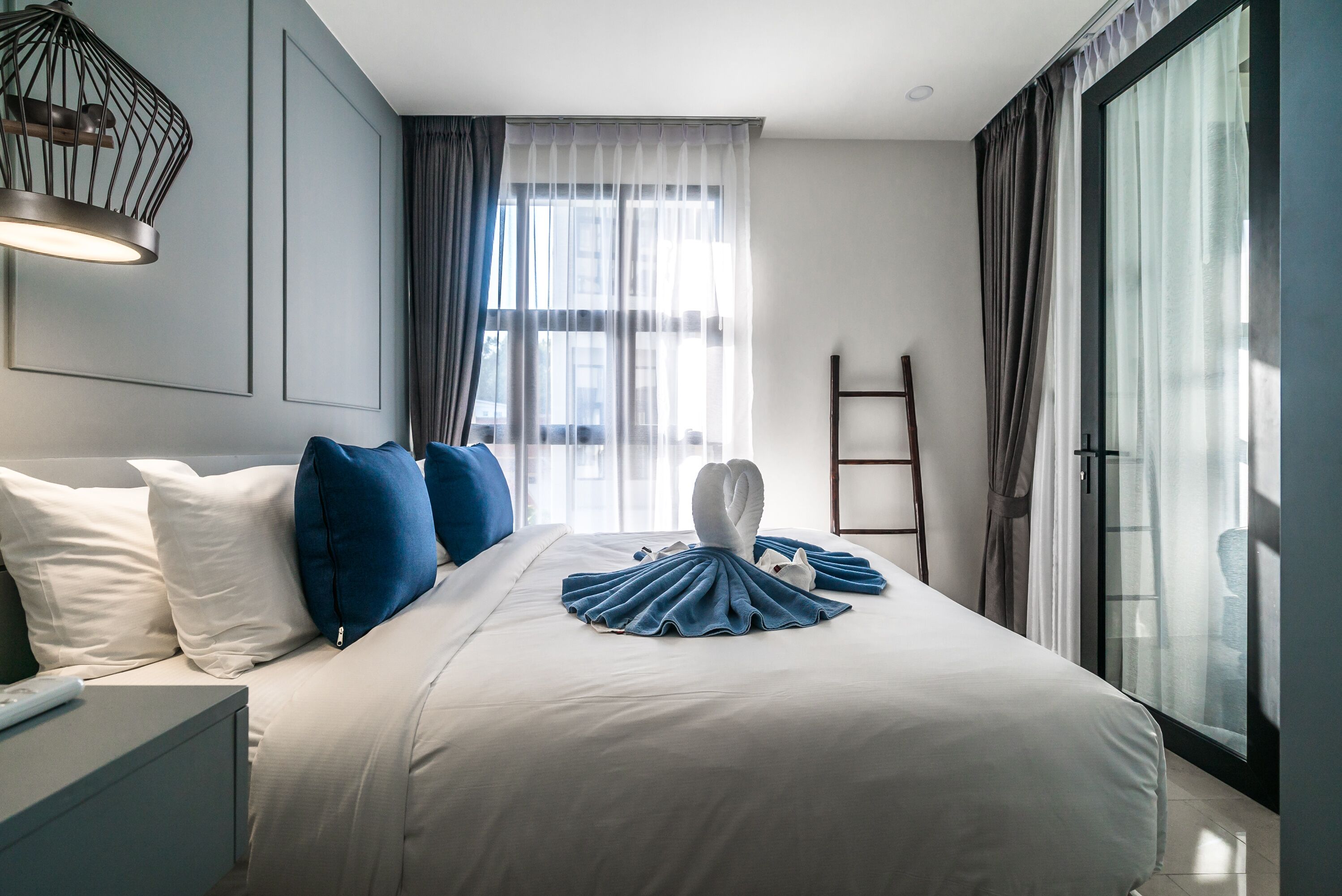 Family Apartment | 1 bilik tidur, gebar bulu kapas, peti besi dalam bilik 