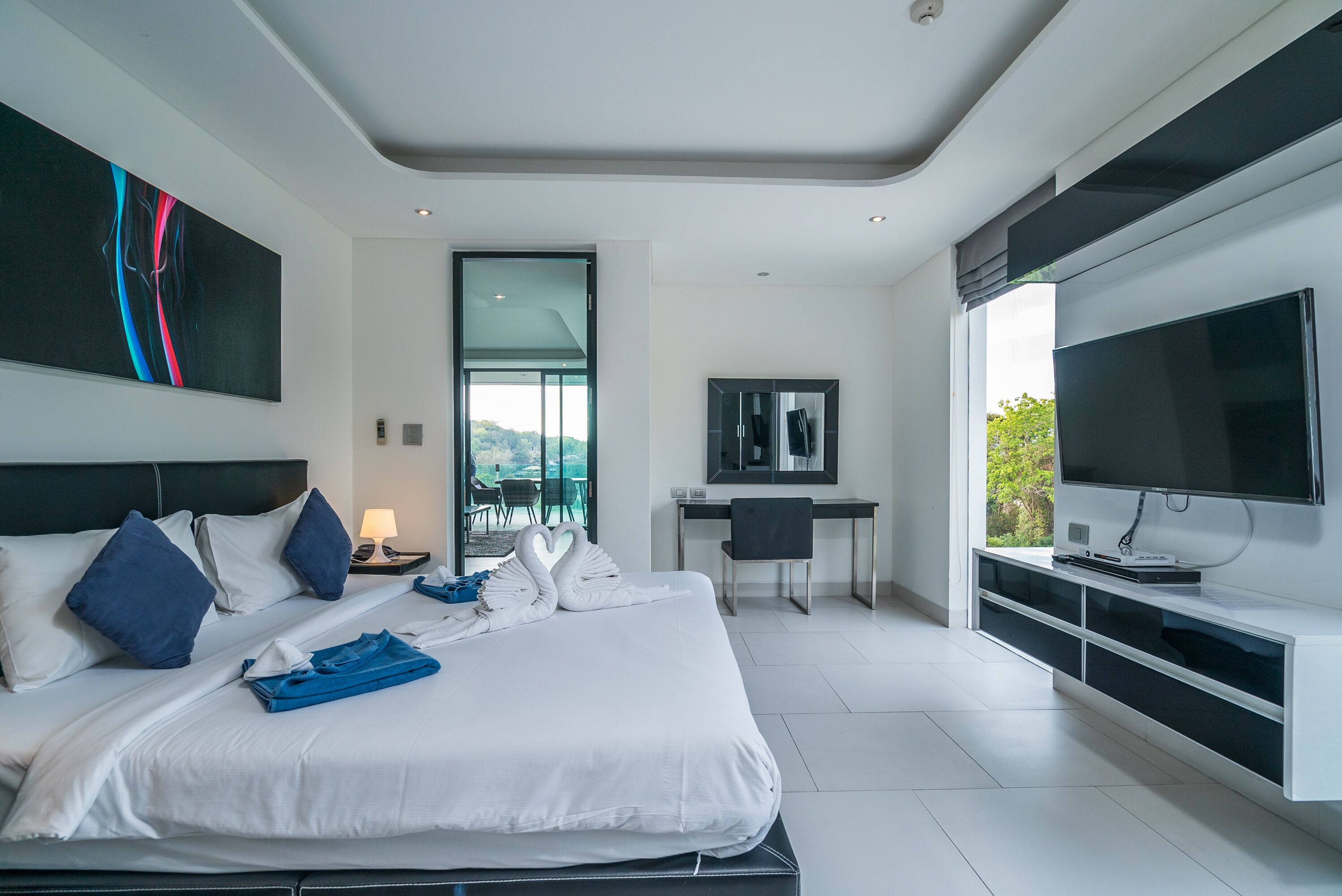 全景公寓 | 客房内保险箱、特色装修、遮光窗帘、熨斗/熨衣板