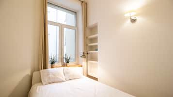 2 chambres, literie hypoallergénique, décoration personnalisée