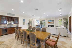 Dining - 150 yards to the beach. Waterfall resort style pool, private theater and more (Captiva)
