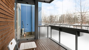 Studio, sauna | Balcon