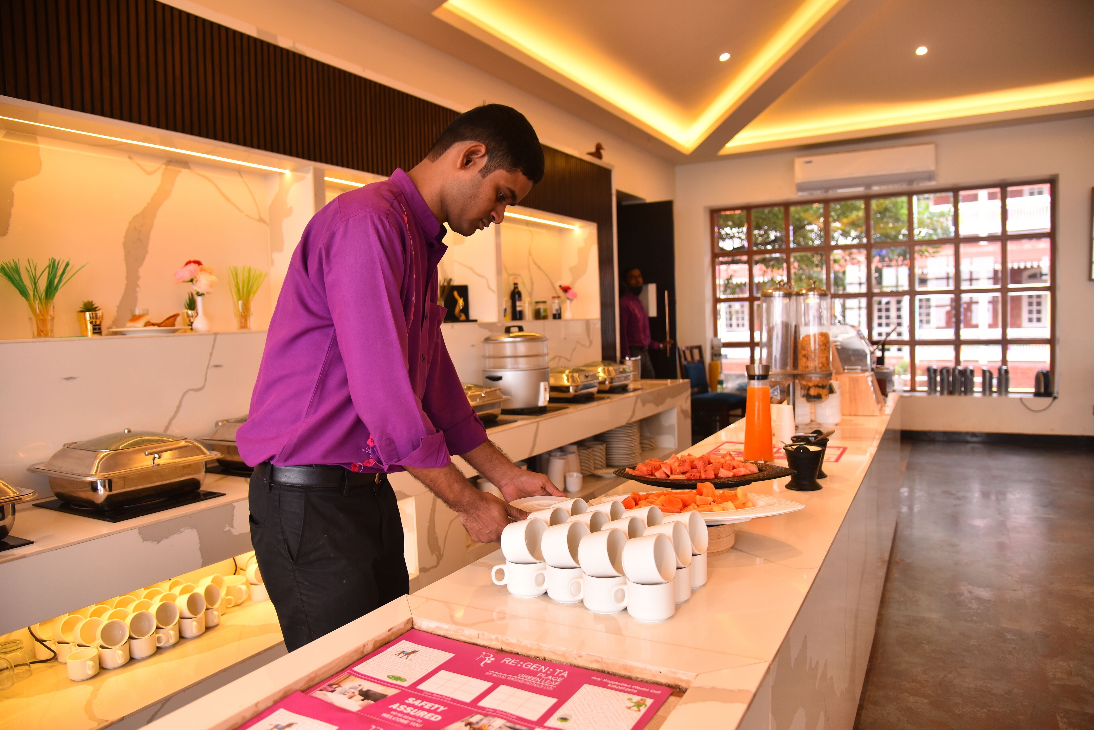 Desayuno buffet incluido todos los días 