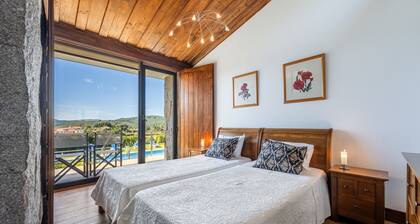 Ylellinen kiinteistö koskemattomalla Minhon alueella