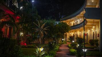 Façana frontal de l'allotjament