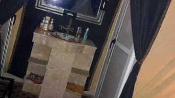 Family Tent | Bathroom | Shower, towels, soap, toilet paper