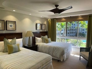 2 habitaciones, escritorio, tabla de planchar con plancha y wifi gratis 