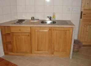 Stovetop, coffee/tea maker, cookware/dishes/utensils, cleaning supplies - Apartments Koptur (Škocjan)