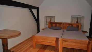 1 bedroom, iron/ironing board, bed sheets