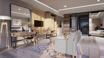 Superior-Doppel- oder -Zweibettzimmer