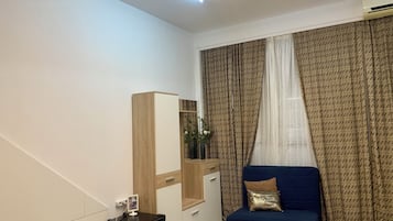 Studio trung tâm thành phố | 1 phòng ngủ, bộ đồ giường kháng dị ứng, chăn bông