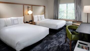 1 kamar tidur, bantalan ekstra lembut, dan meja kerja