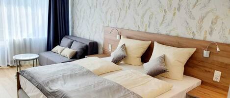 1 chambre, bureau, Wi-Fi gratuit, draps fournis