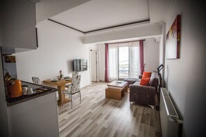 Executive-Suite, 1 Schlafzimmer | Wohnbereich