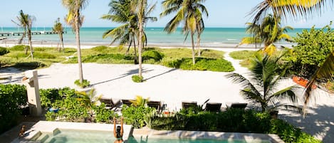 Vue sur la plage/l’océan